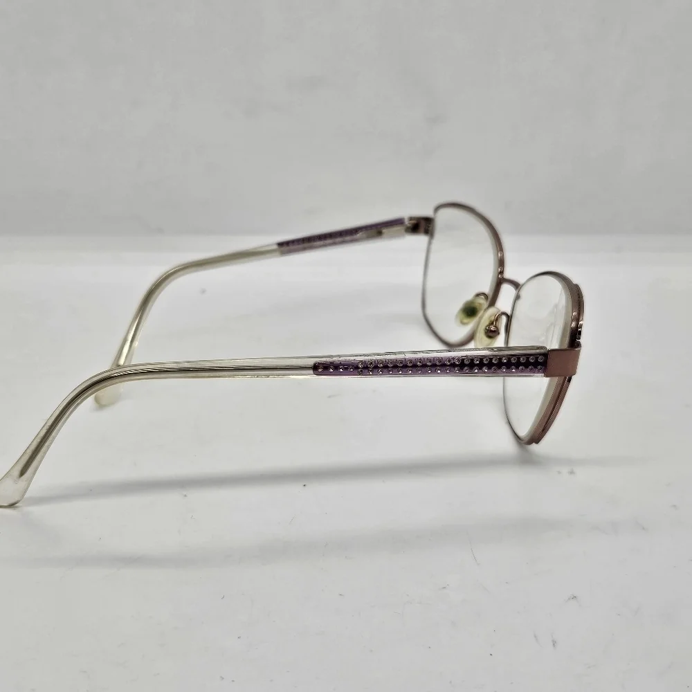 Cote d'Azur CDA-311 eyeglasses Rose Gold and Plum FOR FRAMES